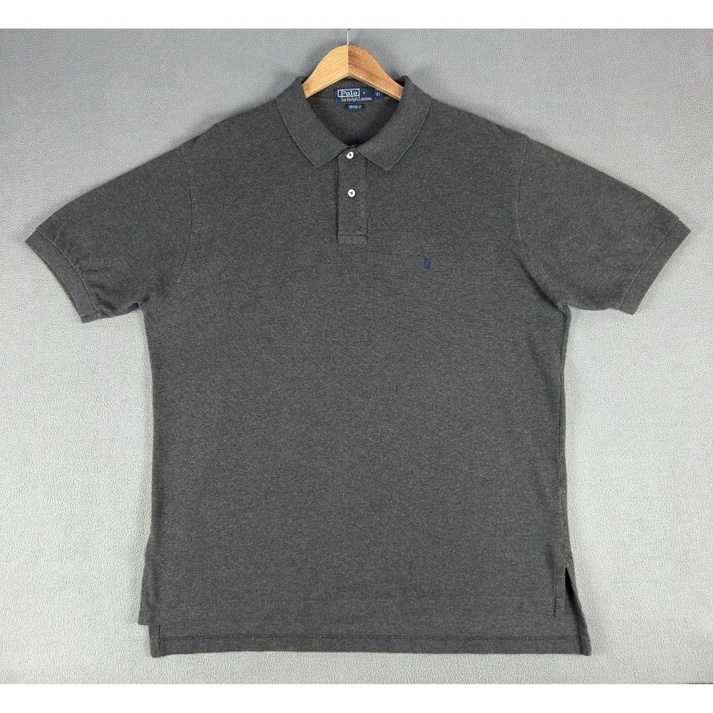 Ralph Lauren Polo Shirt Lot of 2 Mens XL Dark Grey Smart Casual Office Prep Pony - Picture 2 of 12